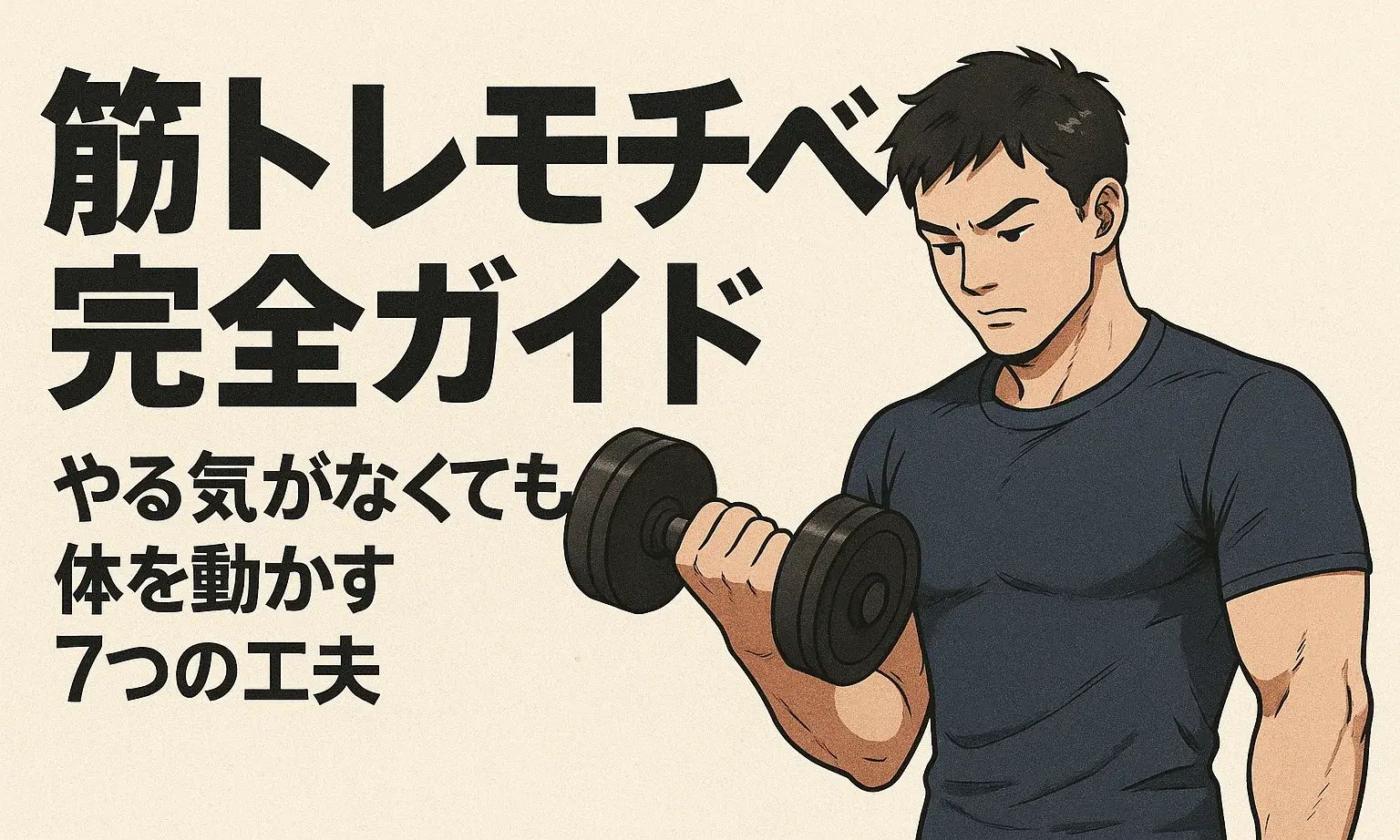 筋トレモチベ完全ガイド｜やる気がなくても体を動かす7つの工夫