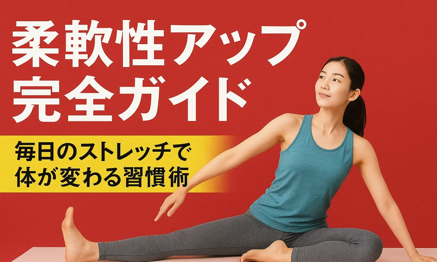 柔軟性アップ完全ガイド｜毎日のストレッチで体が変わる習慣術